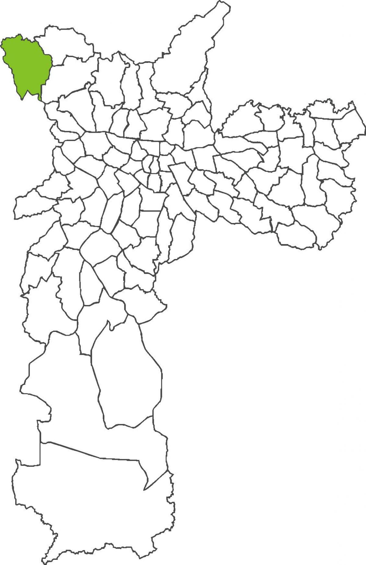 מפה של Anhangüera מחוז
