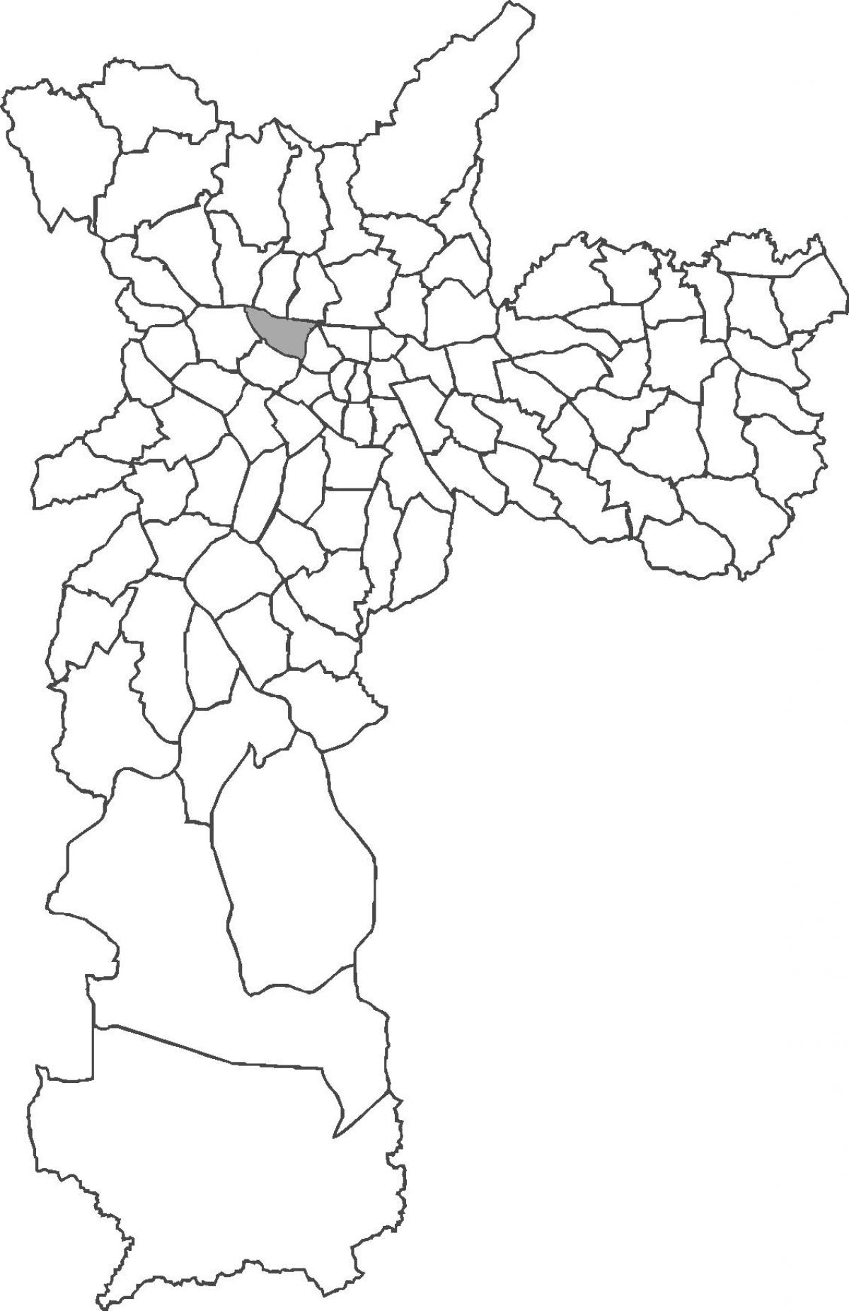 המפה של Barra Funda מחוז