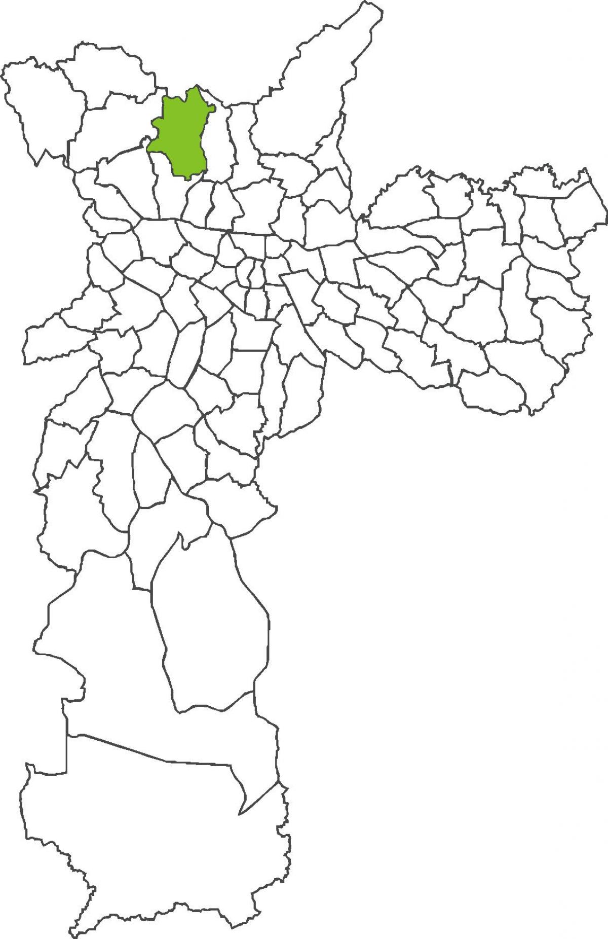 מפה של Brasilândia מחוז