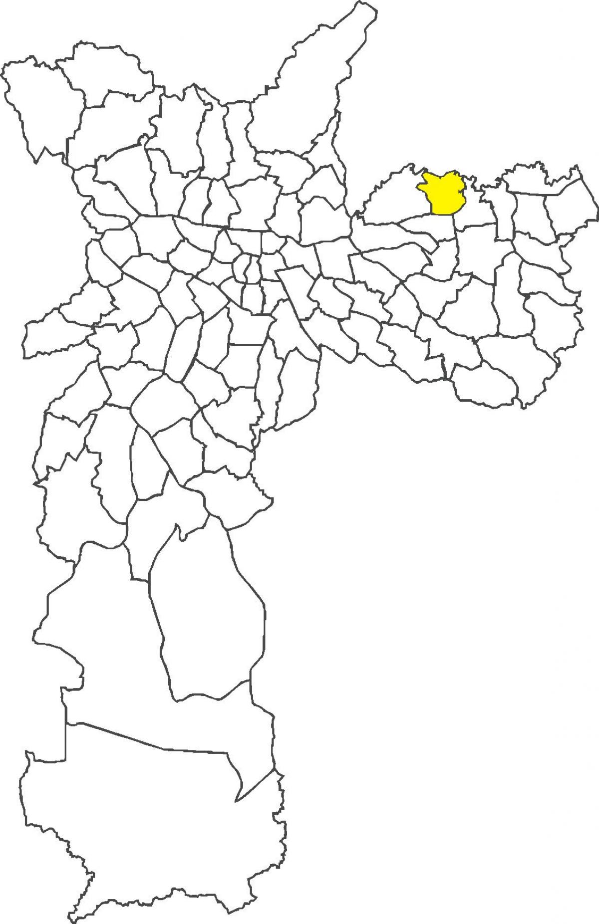 מפה של Ermelino Matarazzo מחוז