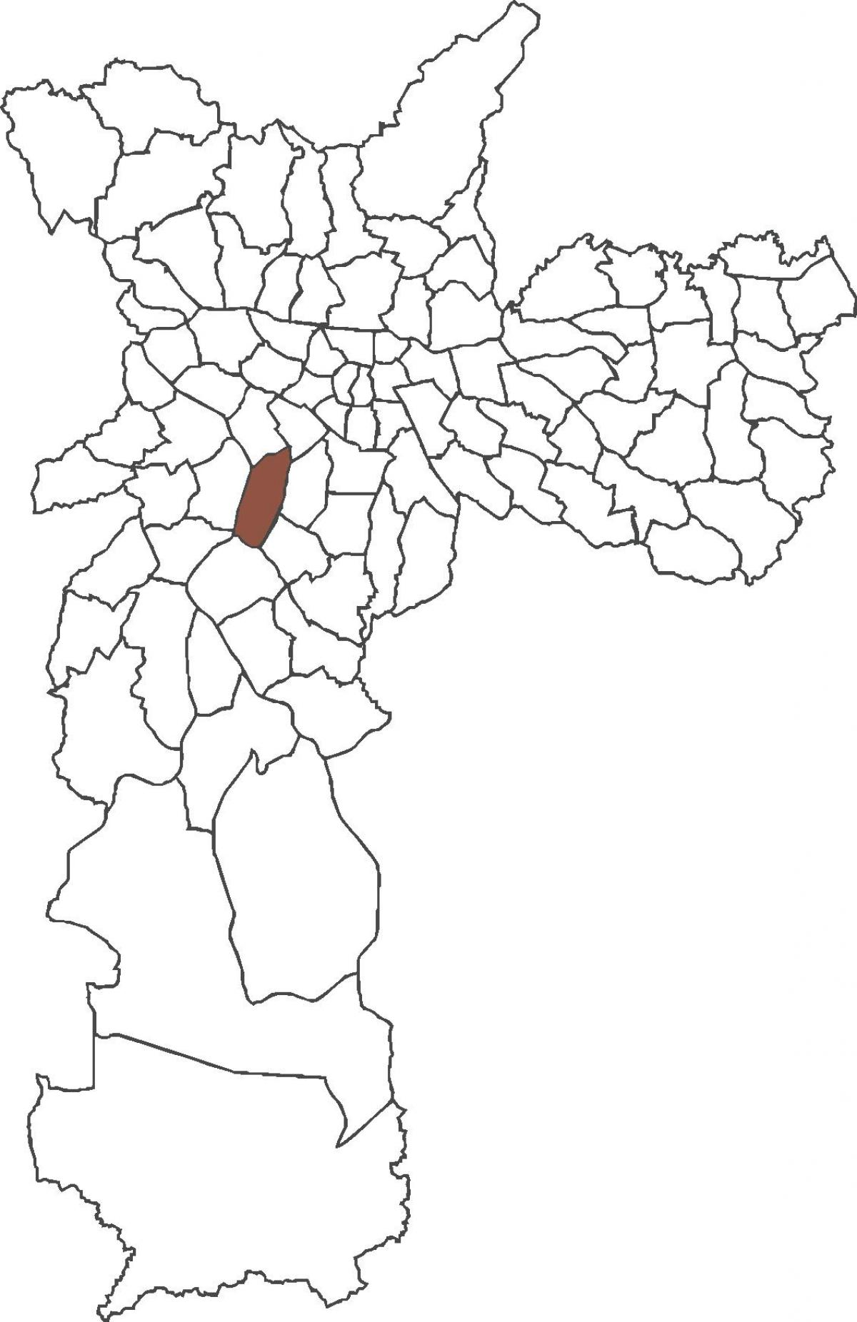 מפה של Itaim ביבי מחוז
