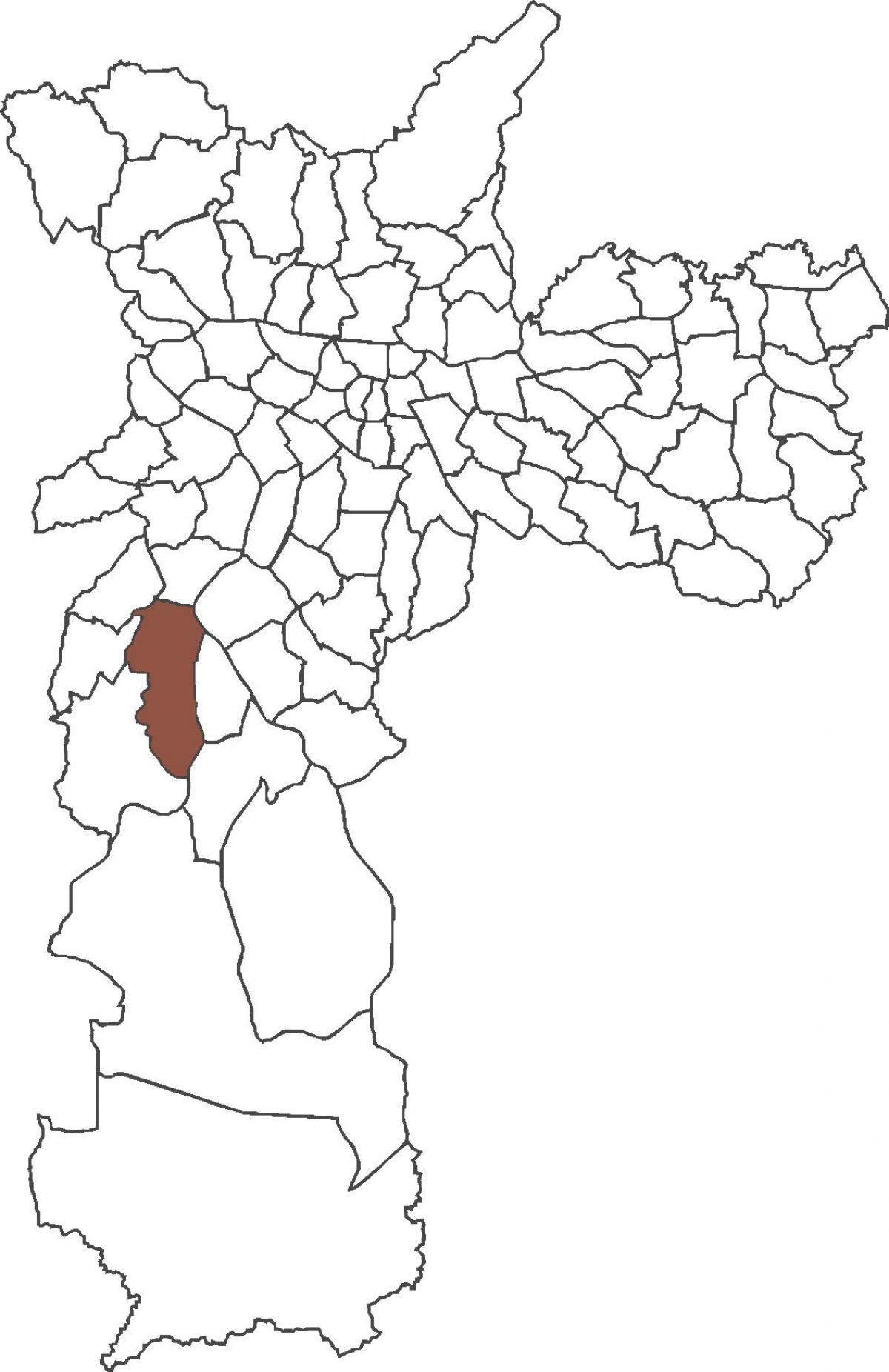 המפה של ג ' רדים São Luís מחוז