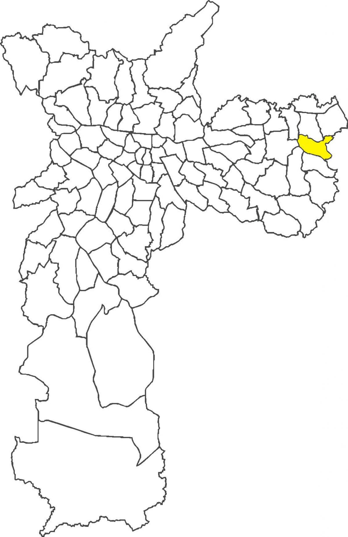 מפה של Lajeado מחוז