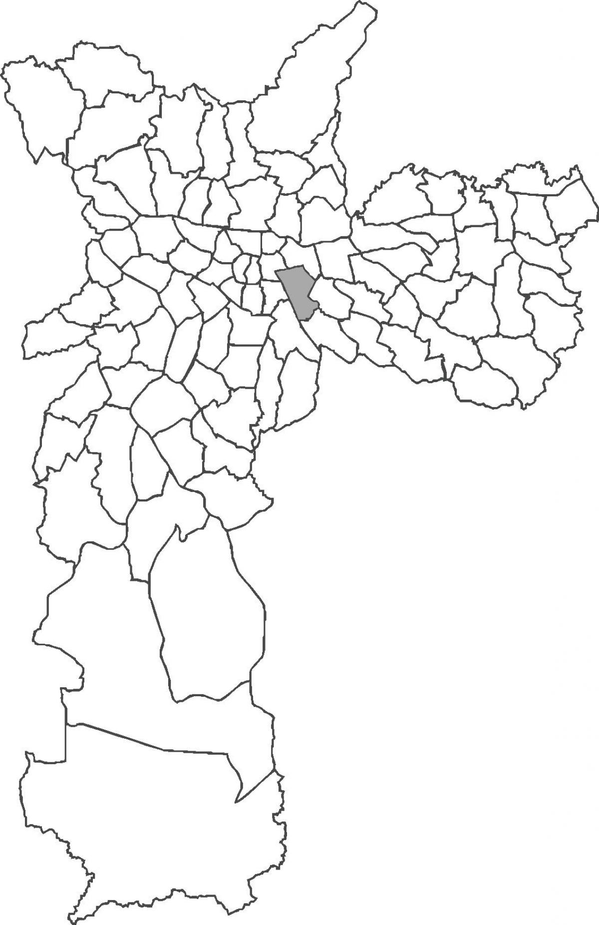 מפה של Mooca מחוז