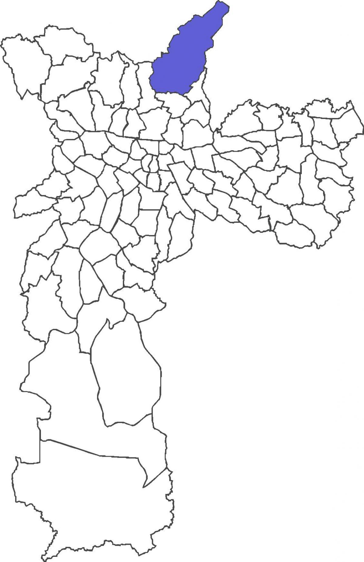 מפה של Tremembé מחוז