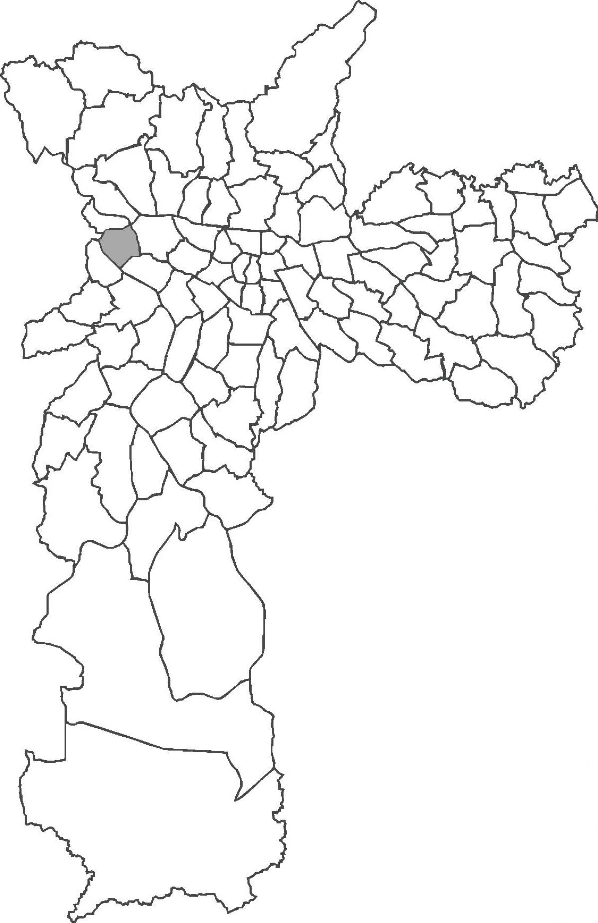 מפה של Vila Leopoldina מחוז