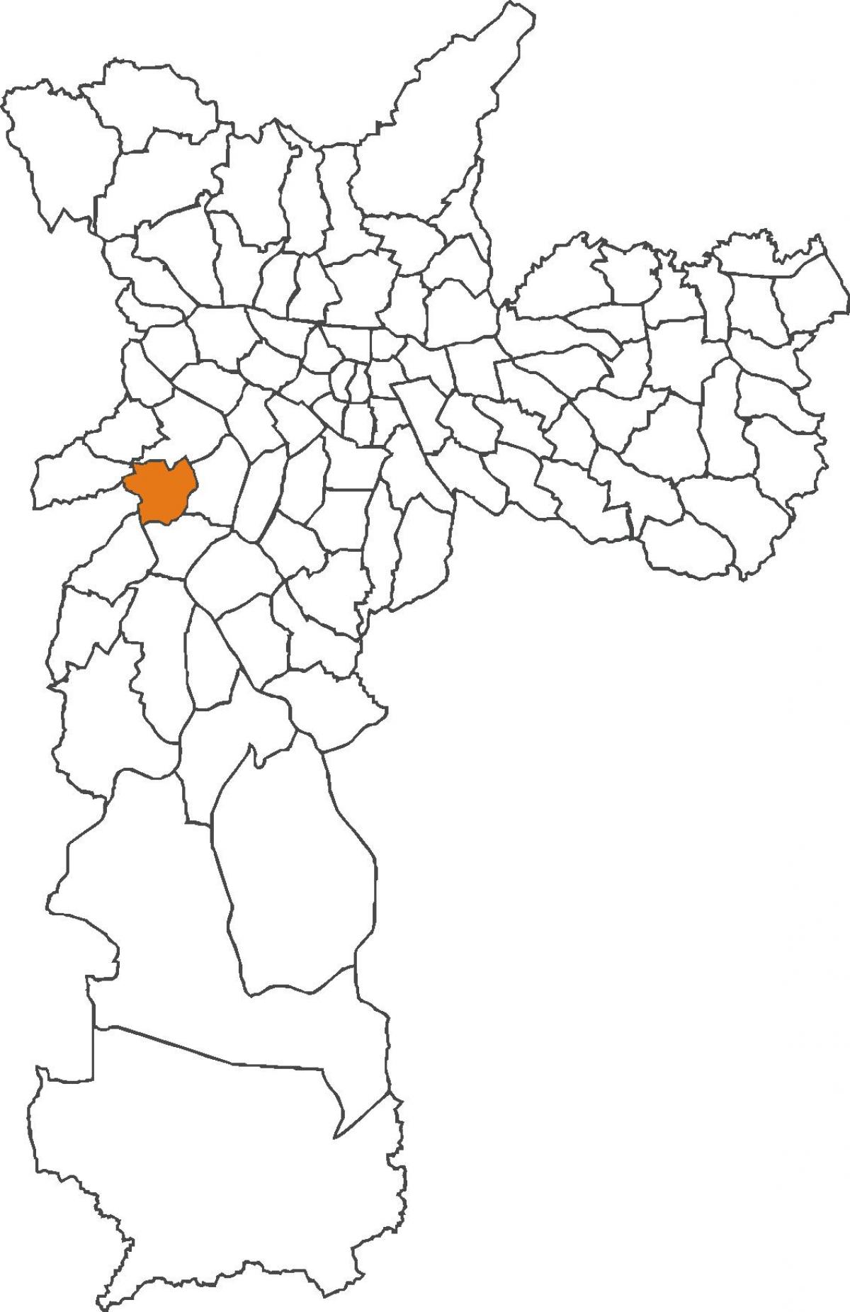 מפה של Vila Sônia מחוז