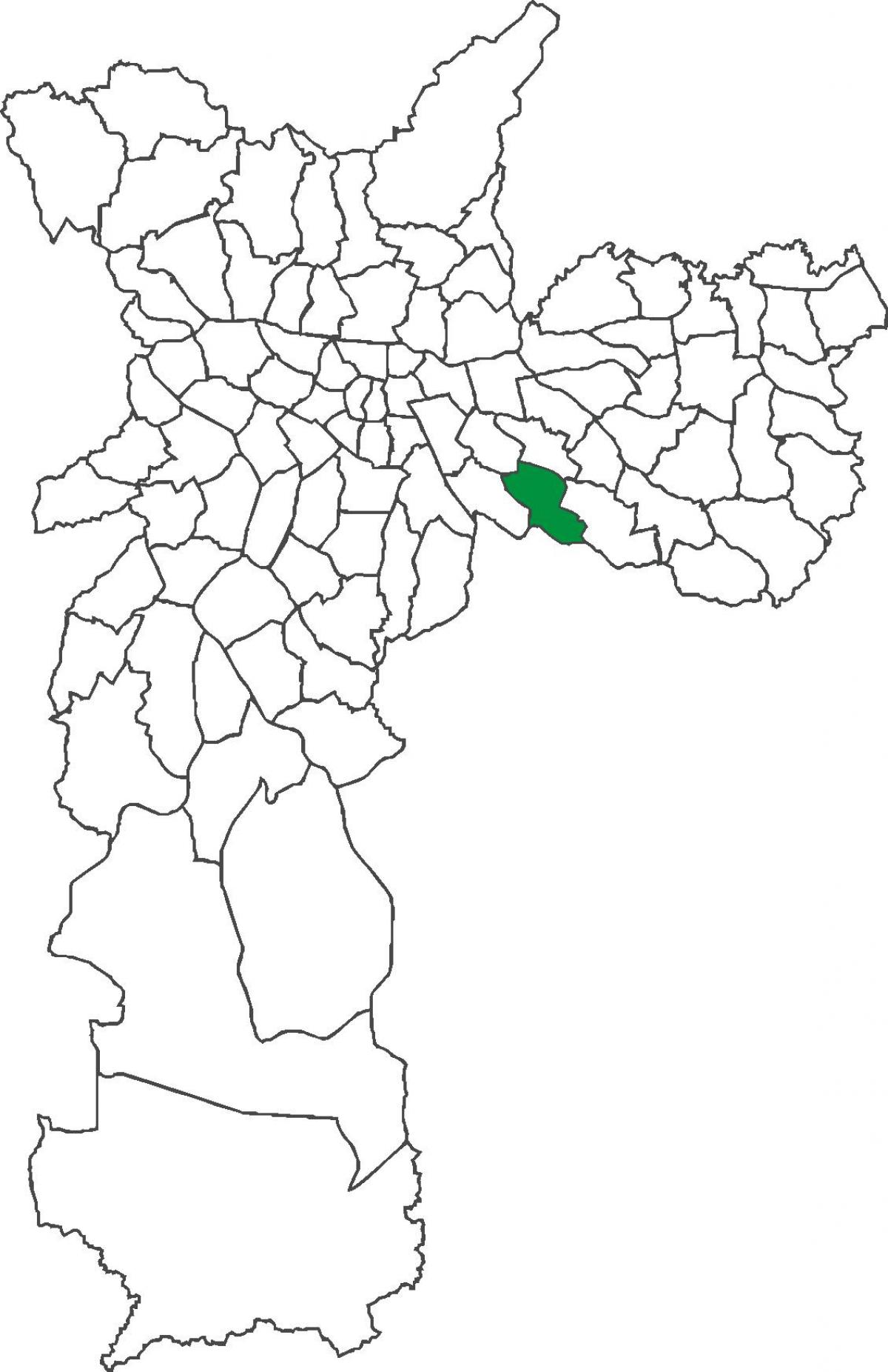 מפה של סאו לוקאס מחוז