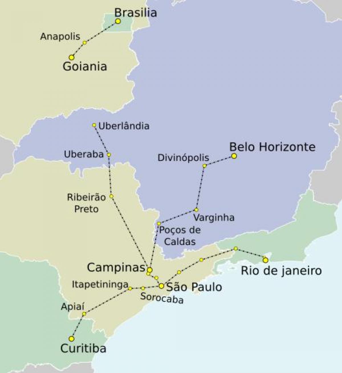 מפה של סאו פאולו תיו