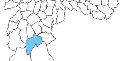 מפה של Cidade Dutra מחוז
