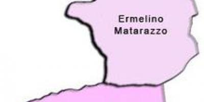 מפה של Ermelino Matarazzo תת-פריפקטורה