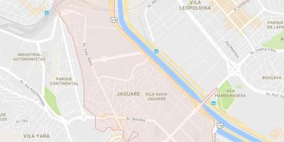 מפה של Jaguaré סאו פאולו