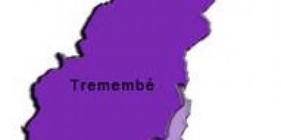 מפה של Jaçanã-Tremembé תת-פריפקטורה