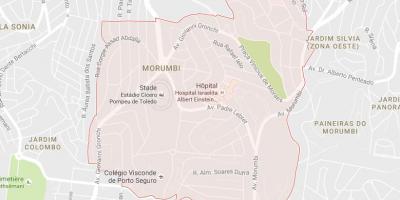מפה של Morumbi סאו פאולו