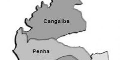מפה של Penha תת-פריפקטורה
