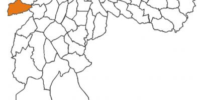 מפה של Raposo טווארס מחוז