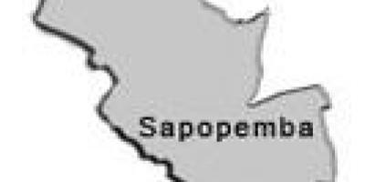 מפה של Sapopembra תת-פריפקטורה