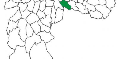 מפה של Vila Prudente מחוז