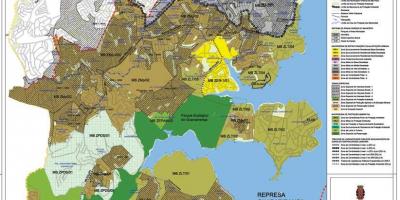 מפה של מ ' 'Boi Mirim סאו פאולו - כיבוש האדמה