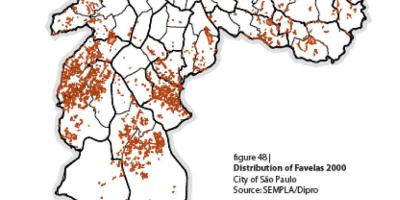 מפה של סאו פאולו העוני
