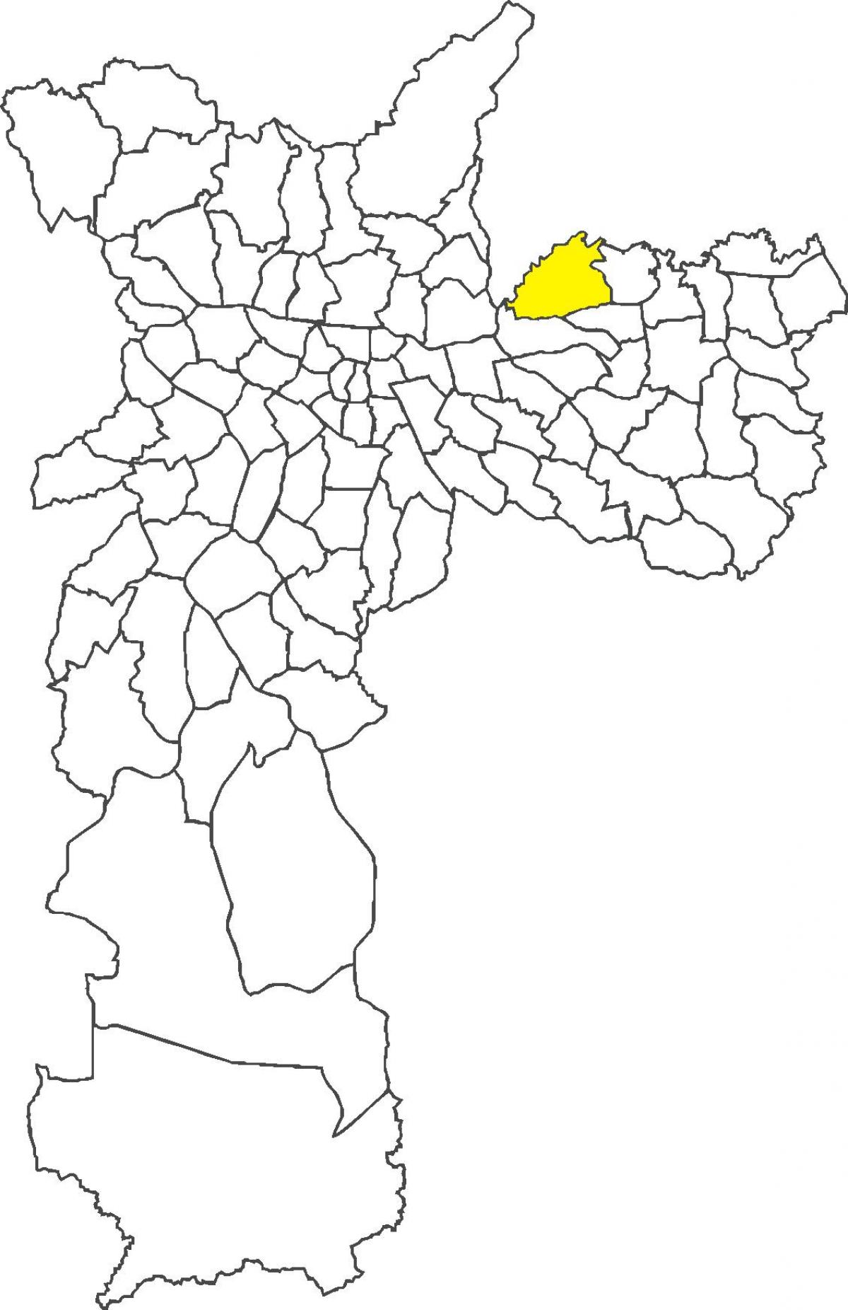 מפה של Cangaíba מחוז