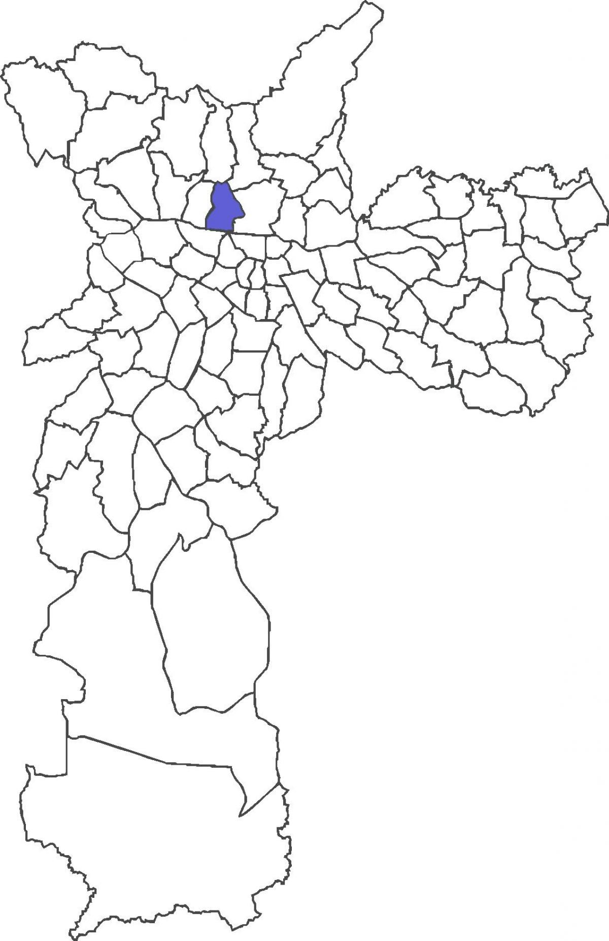 מפה של Casa Verde מחוז