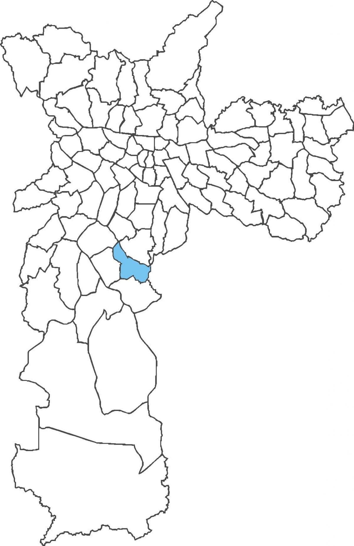 מפה של Cidade Ademar מחוז