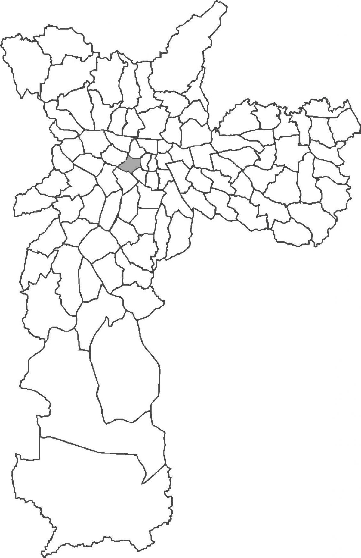 מפה של Consolação מחוז