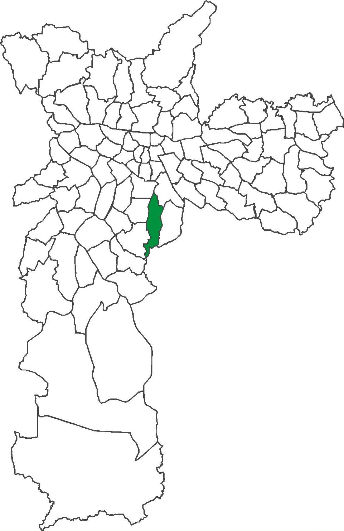 מפה של Cursino מחוז