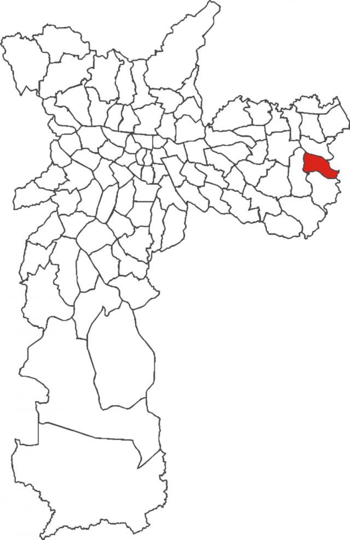 מפה של Guaianases מחוז