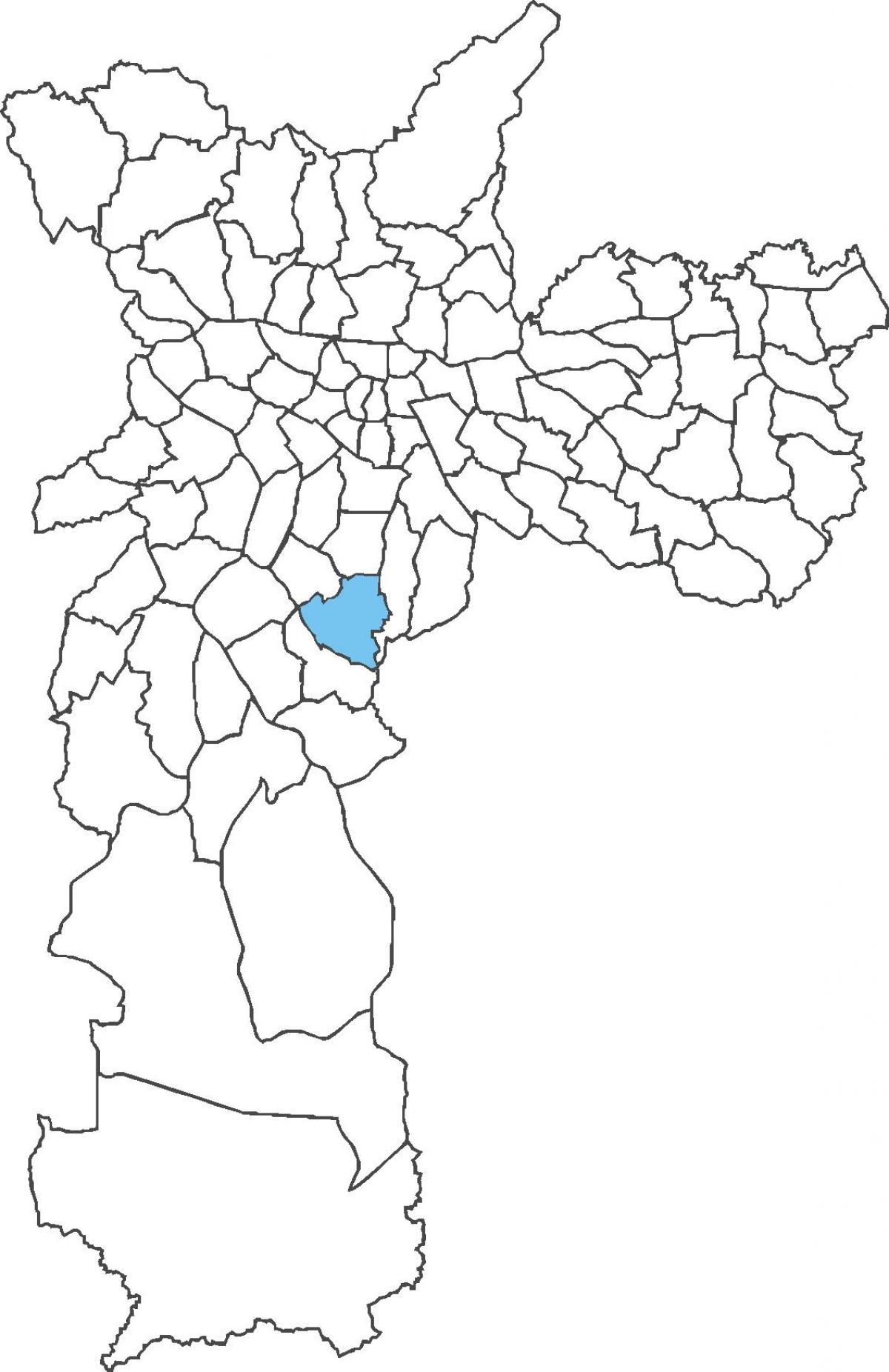 מפה של Jabaquara מחוז