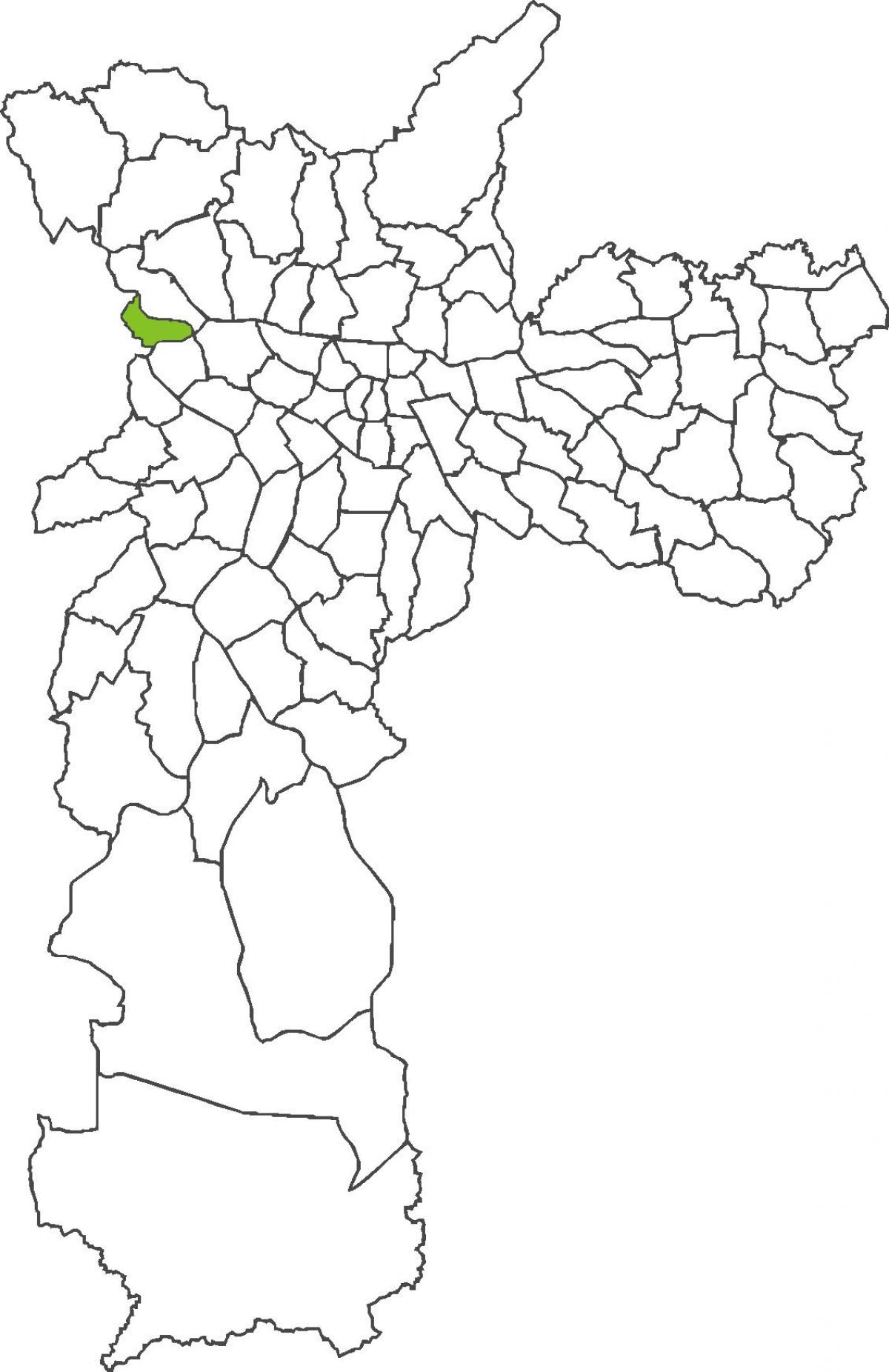 מפה של Jaguara מחוז