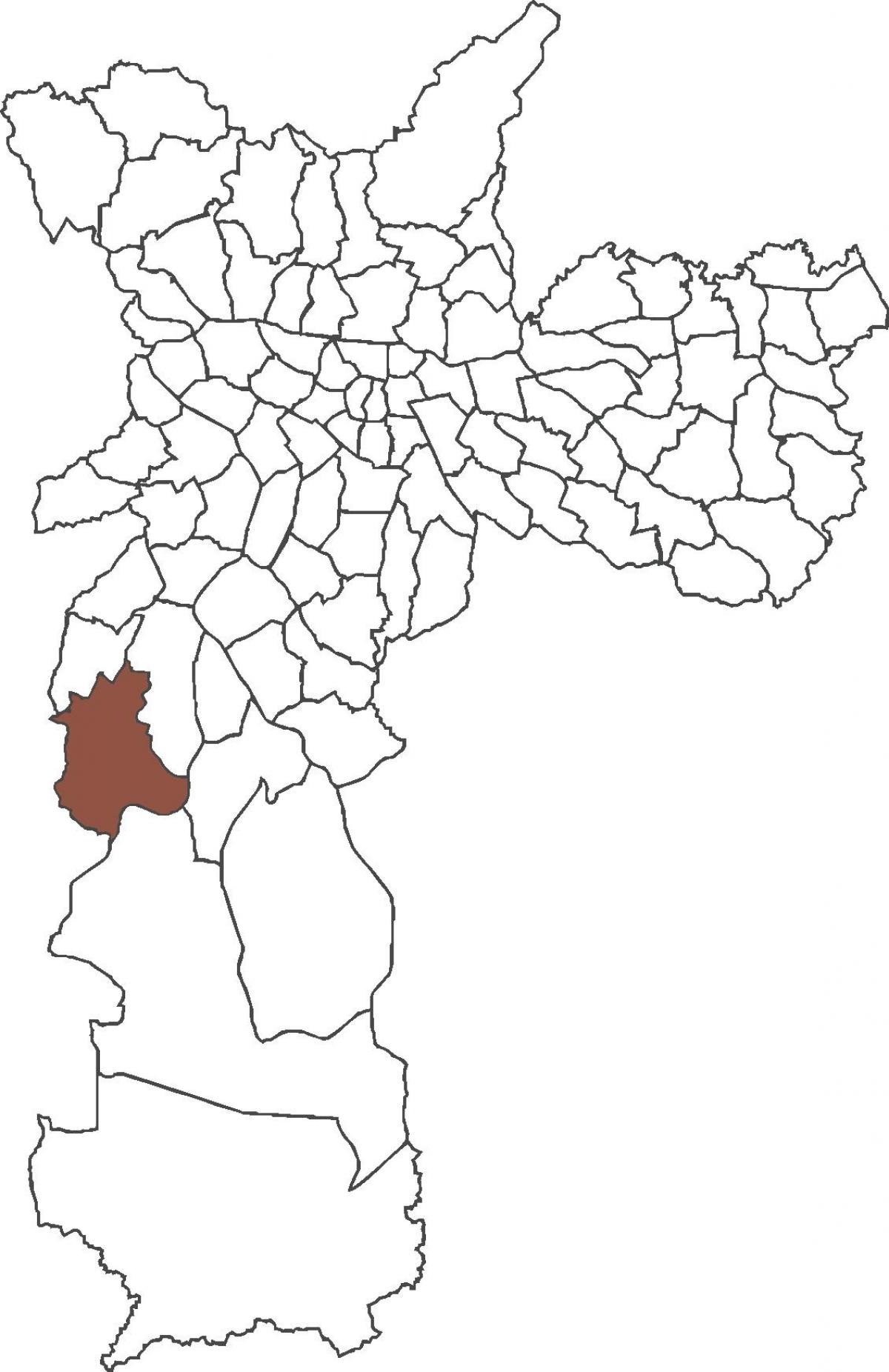 המפה של ג ' רדים Ângela מחוז