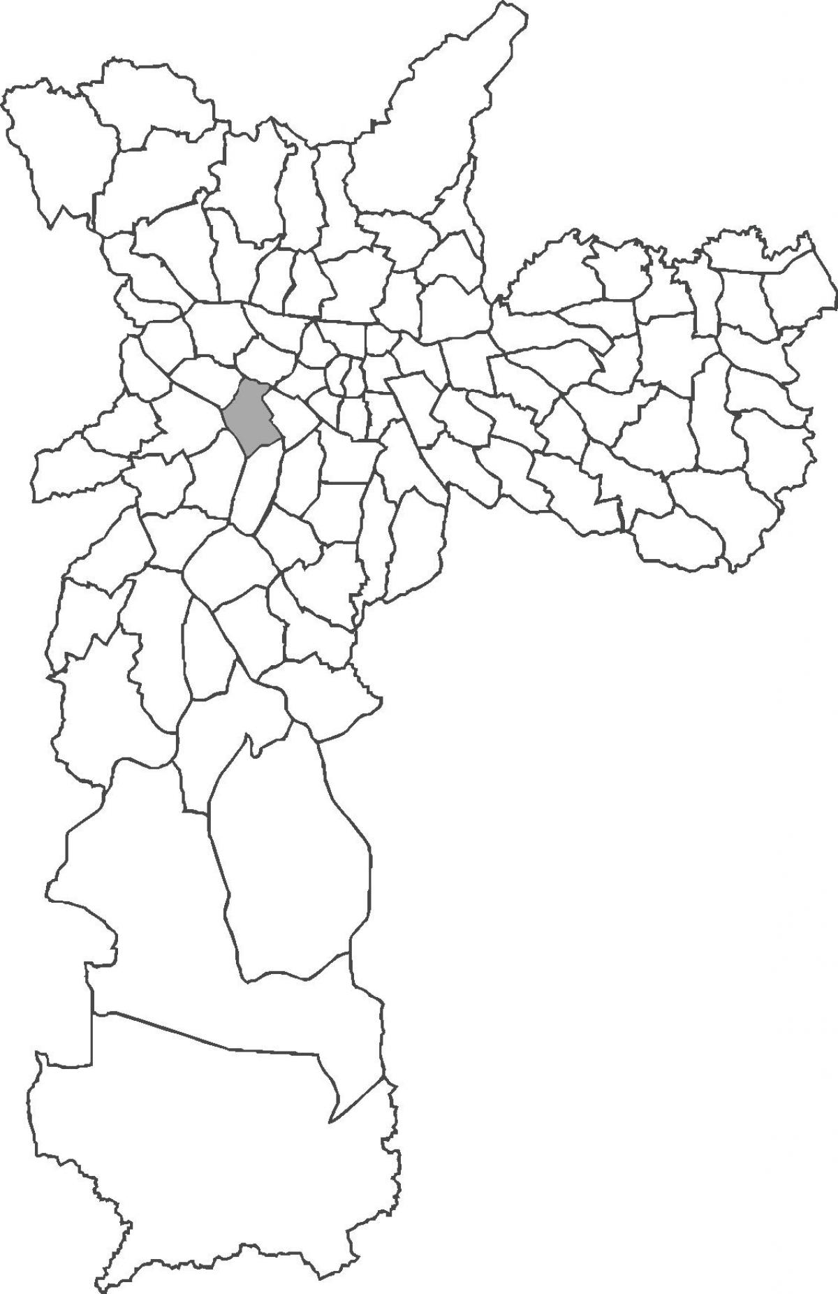 מפה של מחוז Pinheiros