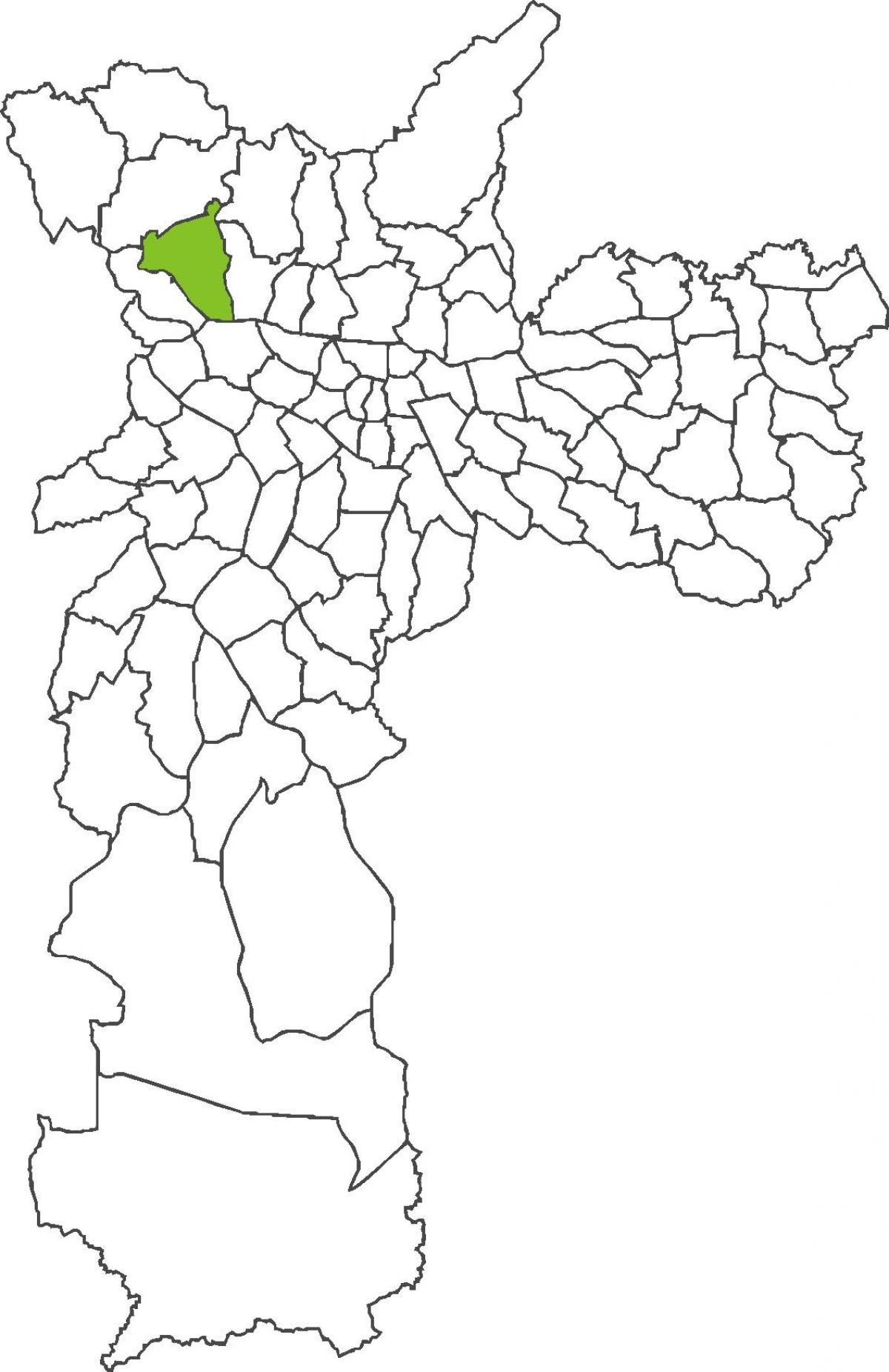 מפה של Pirituba מחוז