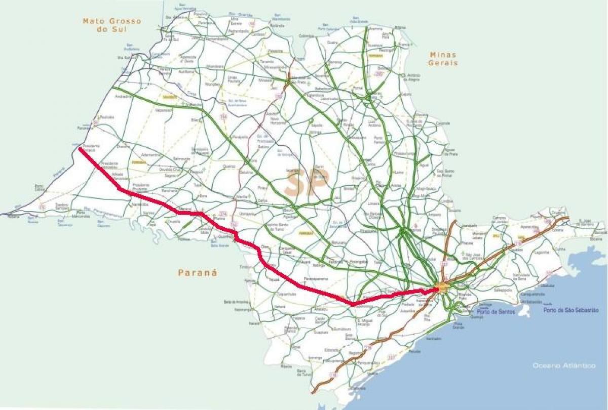 מפה של Raposo טווארס כביש - SP 270