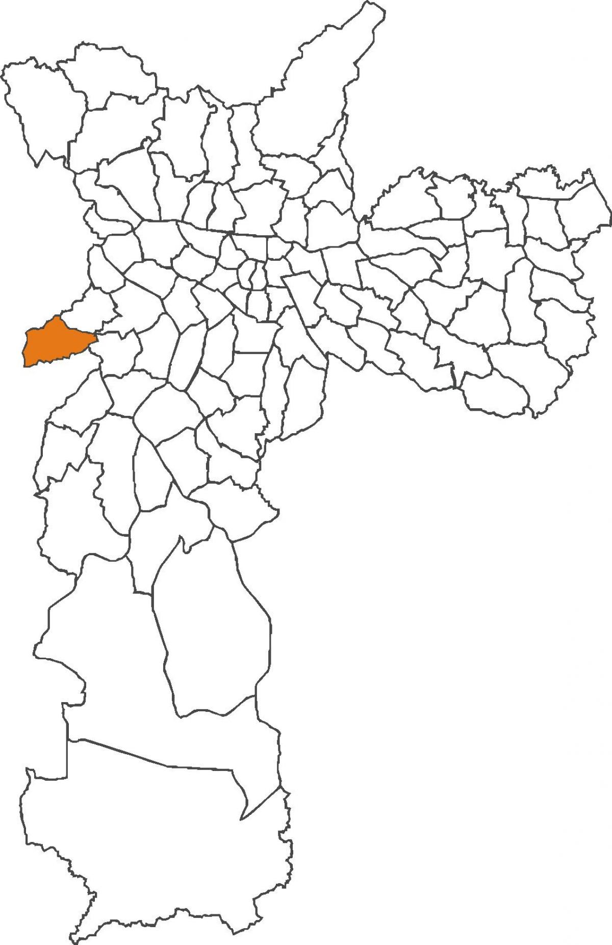 מפה של Raposo טווארס מחוז