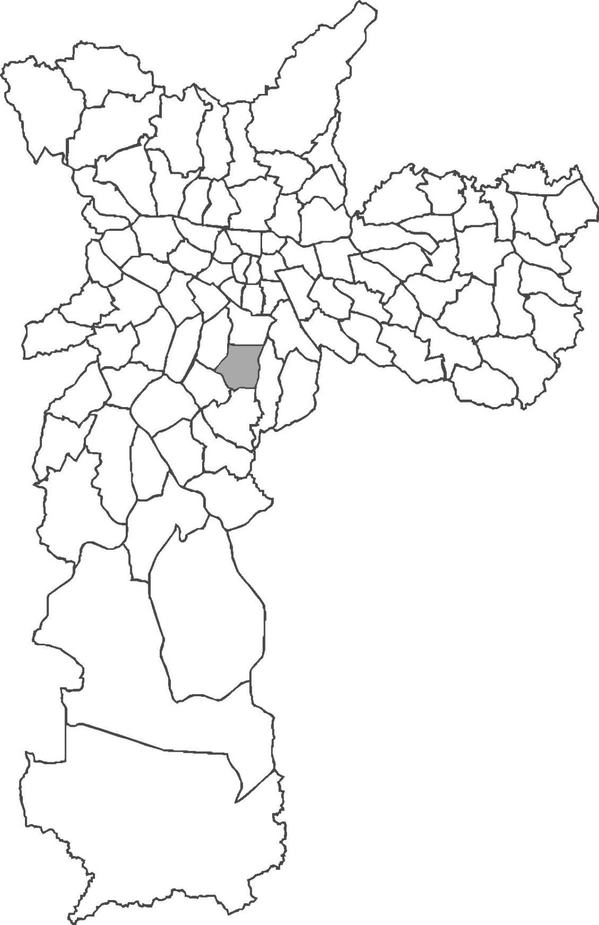 מפה של Saúde מחוז