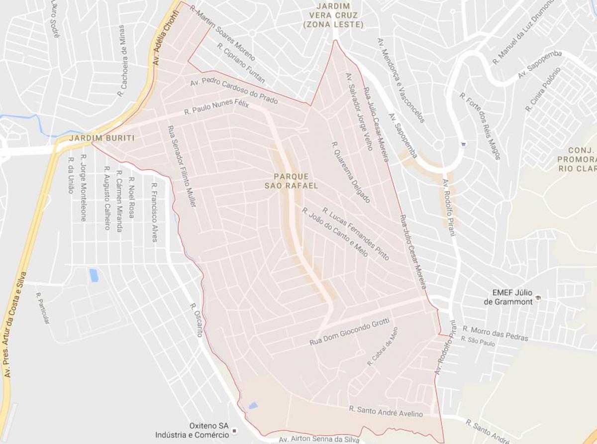 מפה של סאו רפאל סאו פאולו