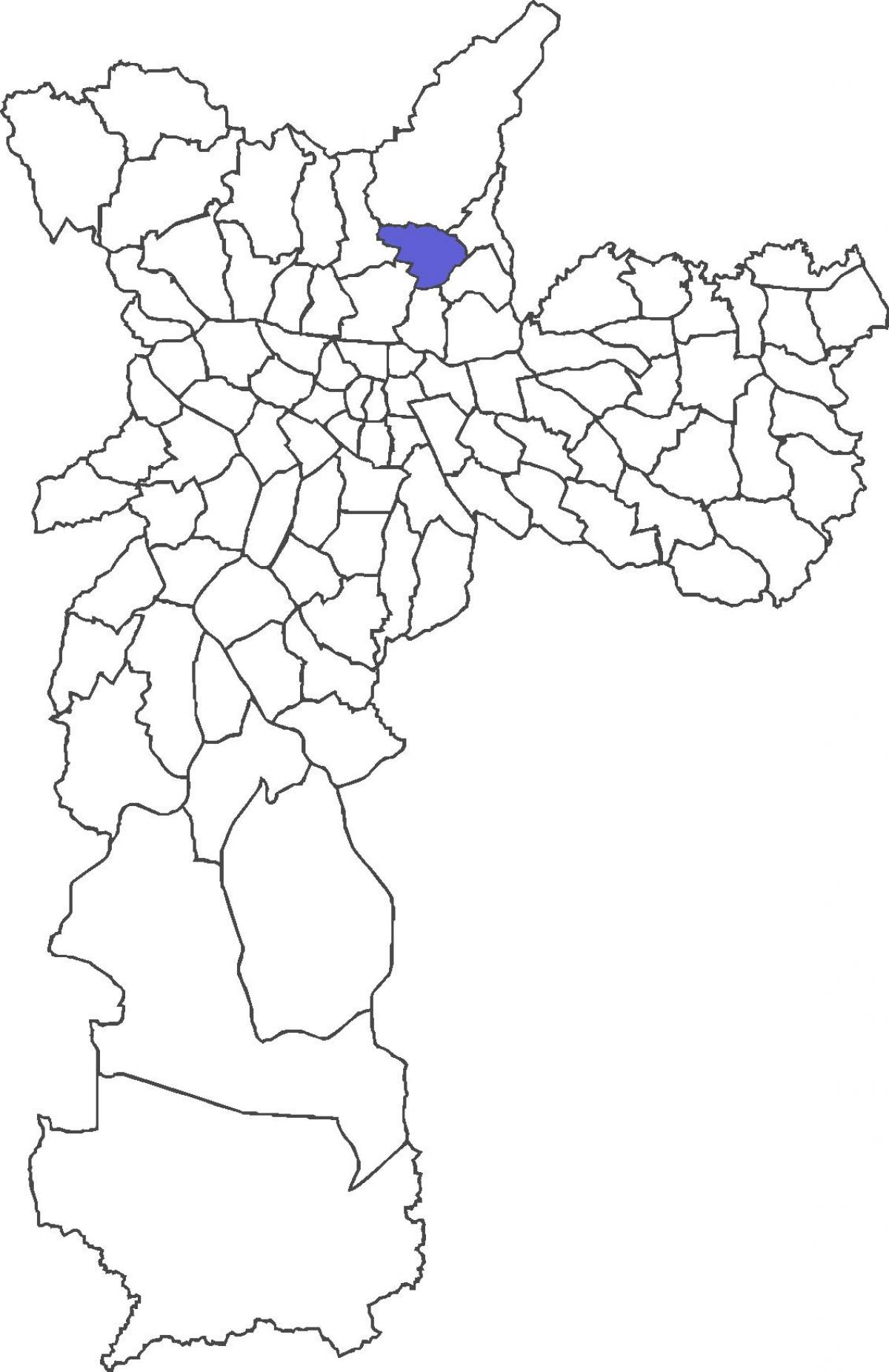 מפה של Tucuruvi מחוז