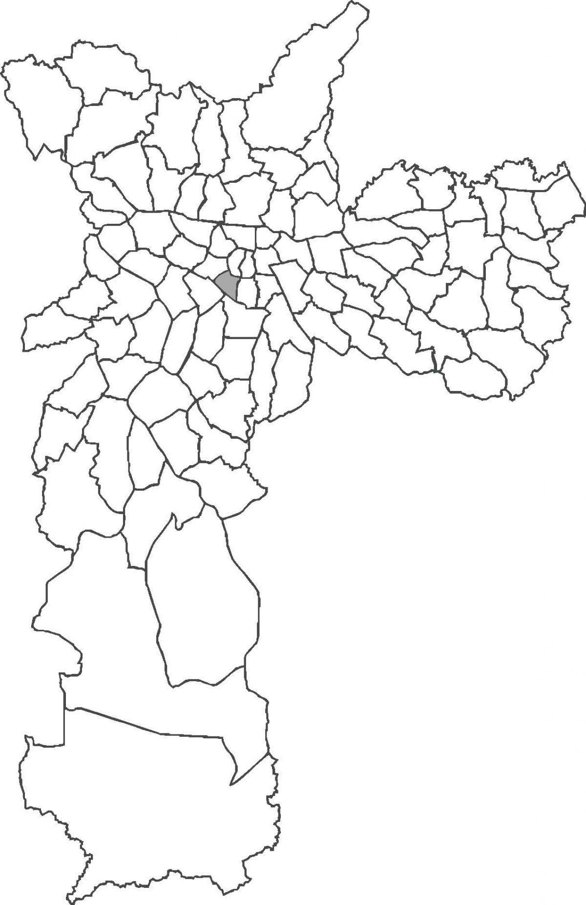 מפה של בלה ויסטה מחוז