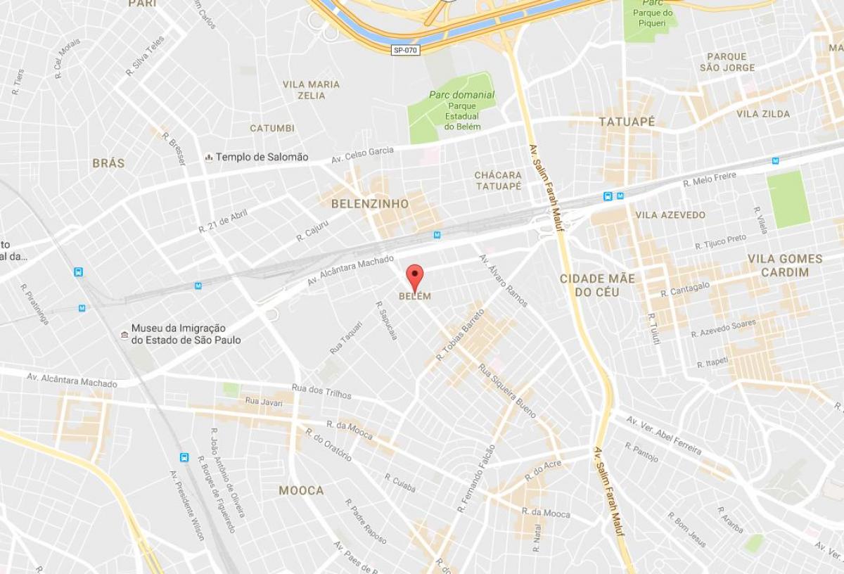 מפה של בלם סאו פאולו