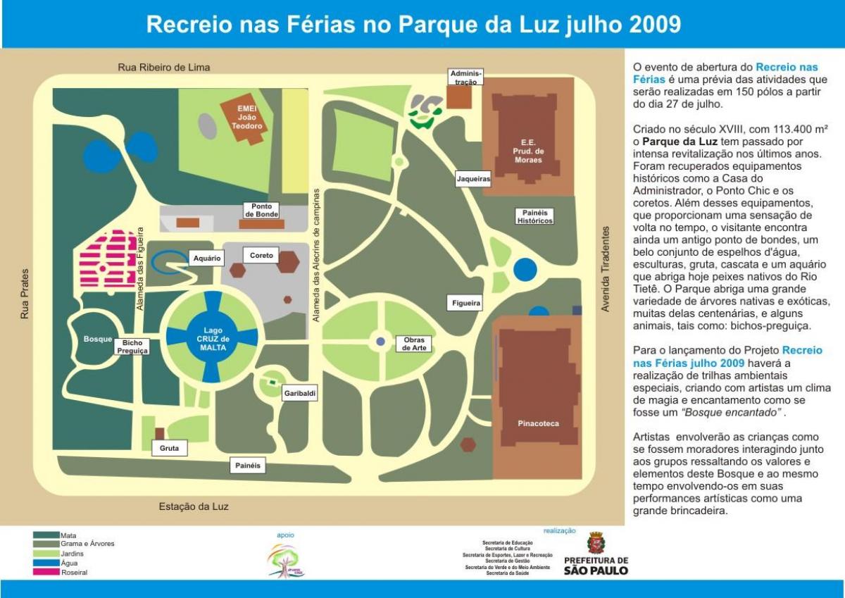 מפה של לוז פארק סאו פאולו