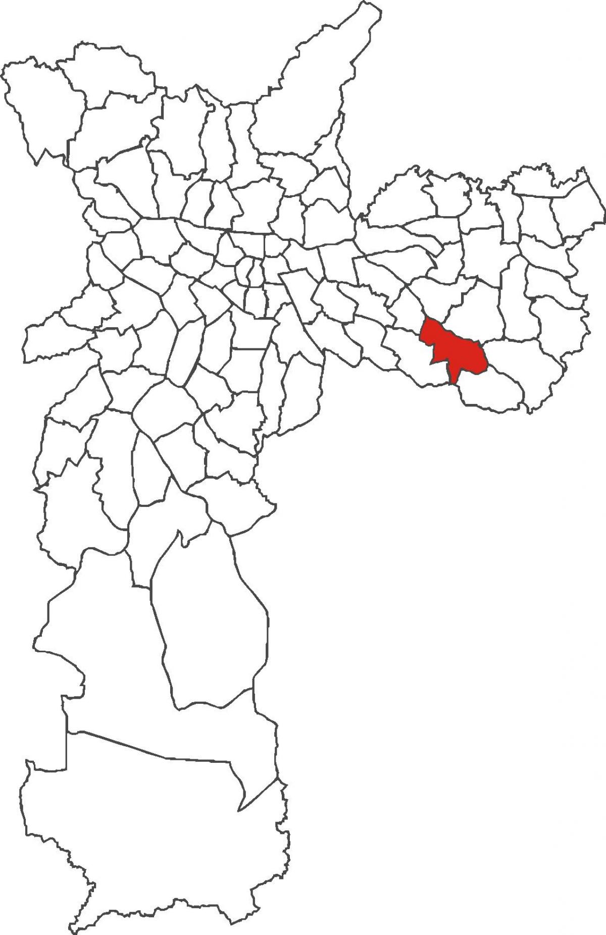 מפה של סאו מתיאוס מחוז