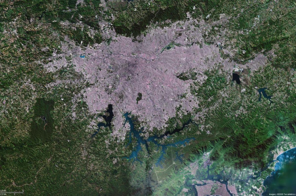 מפה של סאו פאולו לווין.