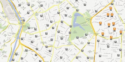 מפה של האופניים Sampa