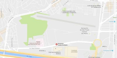 מפה של Campo de Marte התעופה
