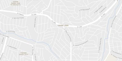 מפה של Cidade המנהיג הראשון סאו פאולו