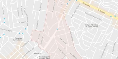 מפה של Cidade Ademar סאו פאולו