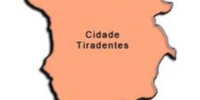 מפה של Cidade Tiradentes תת-פריפקטורה
